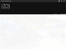 Tablet Screenshot of pier701ny.com